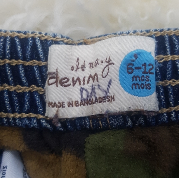 Old Navy denim Jeans 6 to 12 months - Picture 3 of 5